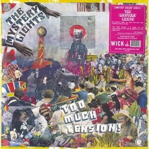 The Mystery Lights – Too Much Tension NEW Ltd Magenta Vinyl Record, Wick Records